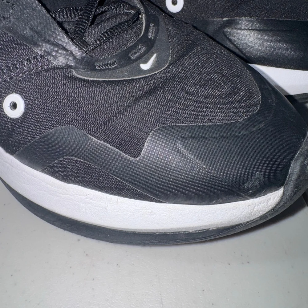 Womens Nike Air Max UP Black White Sneakers Size 10 CT1928-002